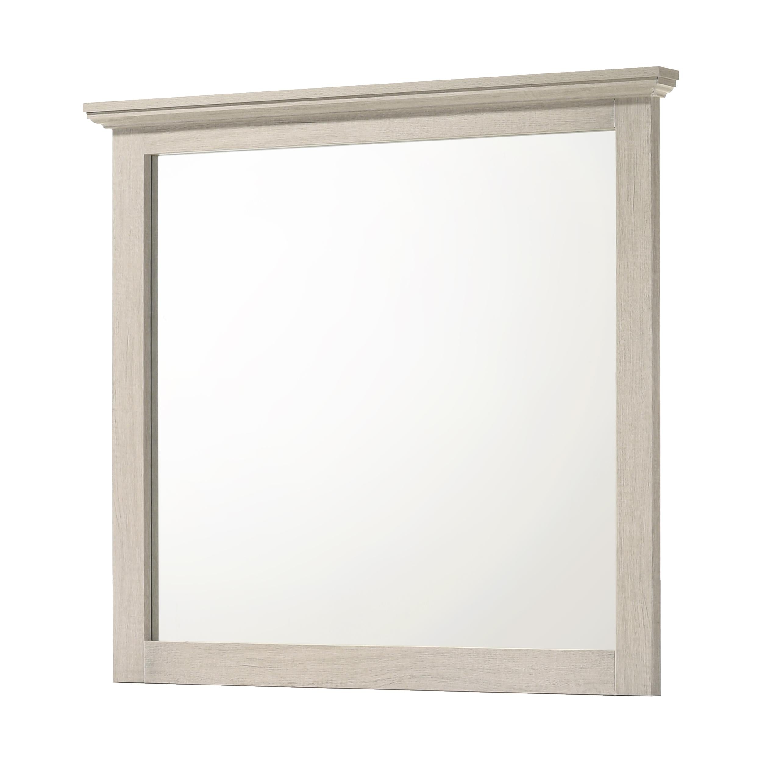 Crown Mark Sarter B4740-11 Dresser Mirror - White IMAGE 1